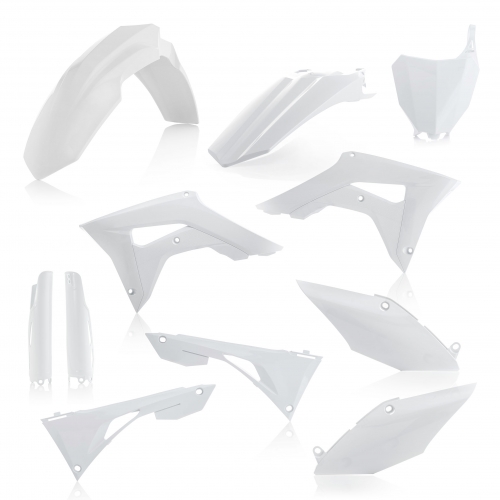 KIT PLÁSTICOS COMPLETO ACERBIS HONDA CR-F 450 2019 - 2020 BRANCO